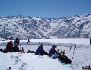  Raquetas de nieve en Meribel 